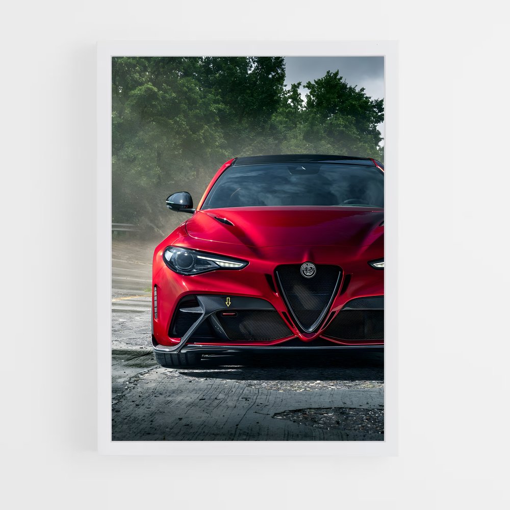 Poster Alfa Power – affiche Alfa Romeo (vue 3)